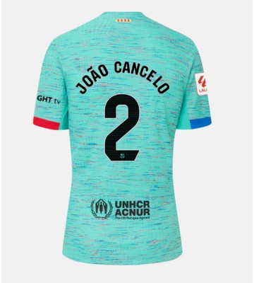 Barcelona Joao Cancelo #2 Tredje trøje 2023-24 Kort ærmer